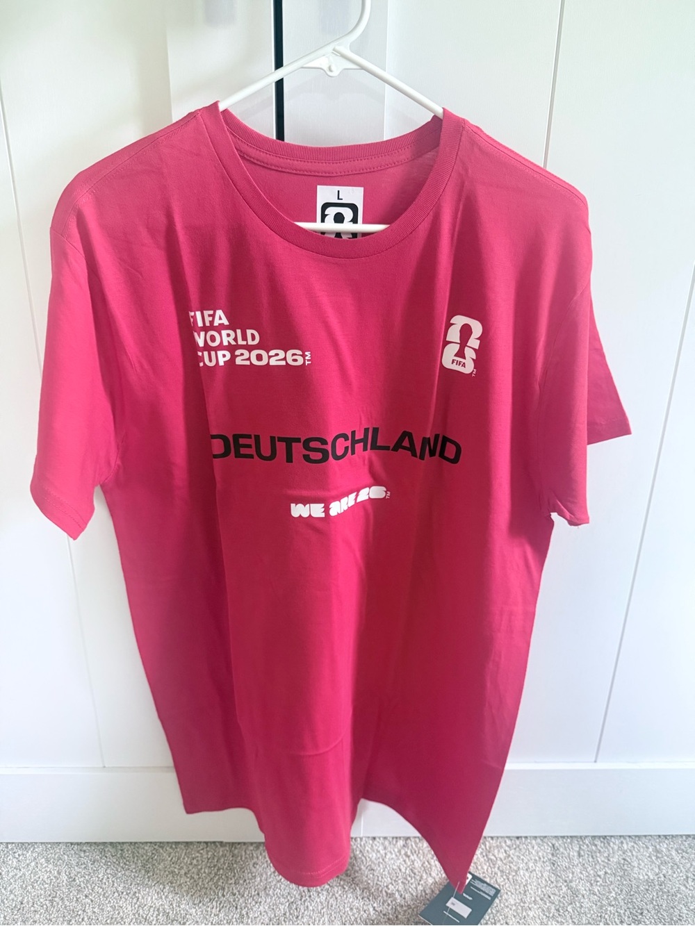 FIFA World Cup 2026 Deutschland red Graphic Tee, unisex size